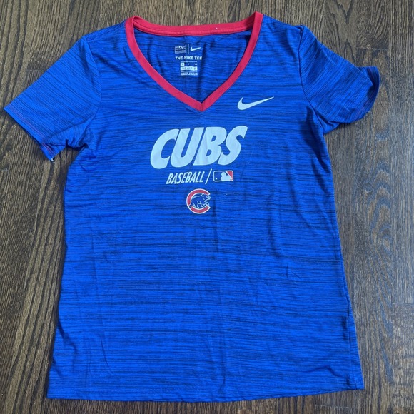 The Nike Tee Cubs T Shirt Women Size S Baseball - Picture 1 of 3